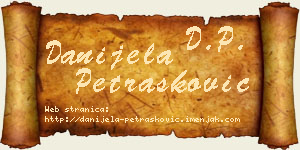Danijela Petrašković vizit kartica